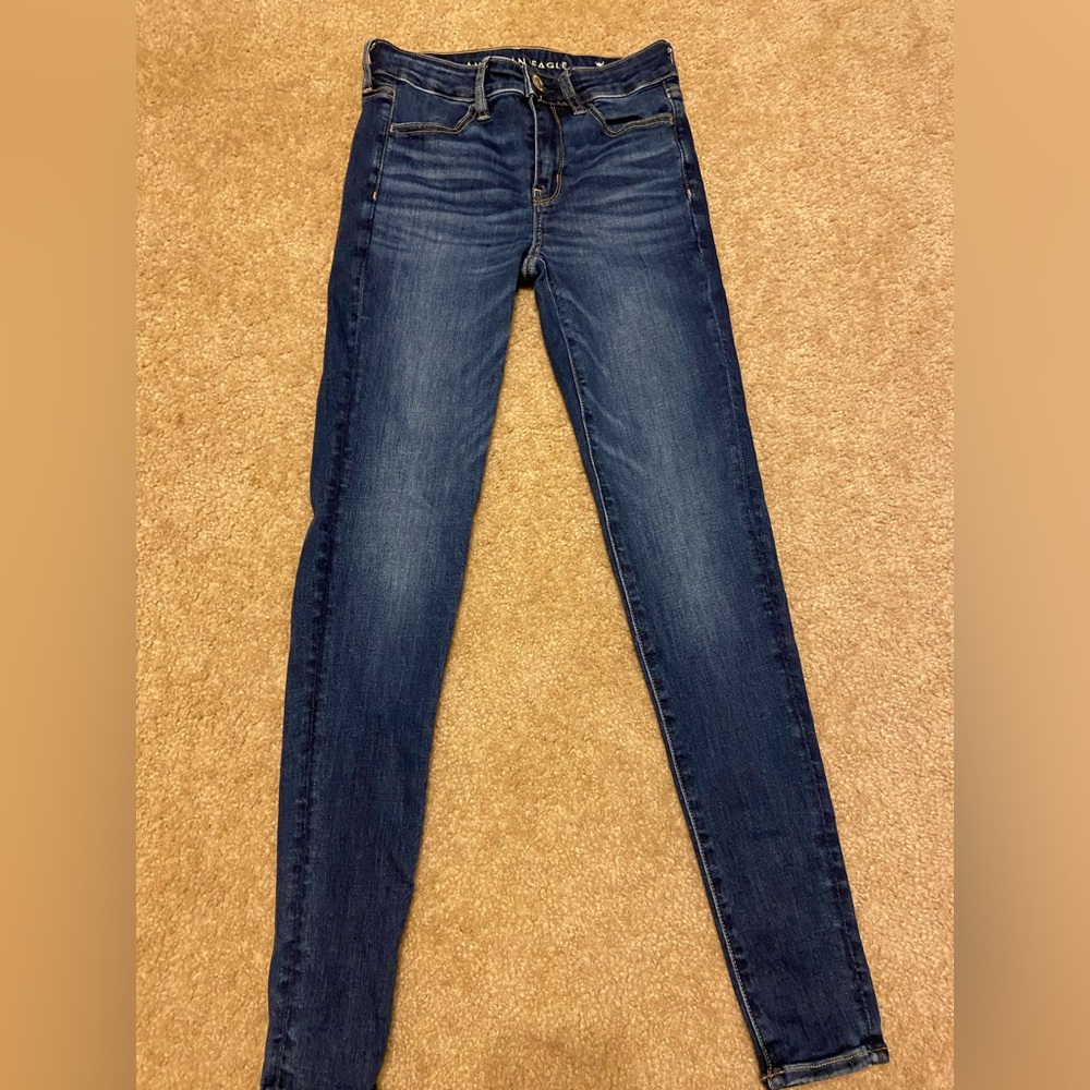 AE high rise jeggings